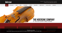 Desktop Screenshot of hidersine.com