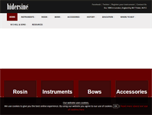 Tablet Screenshot of hidersine.com